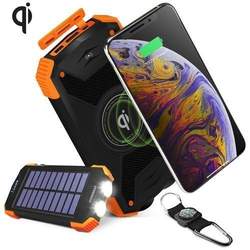 SOLAR 10000MAH WIRELESS POWER BANK